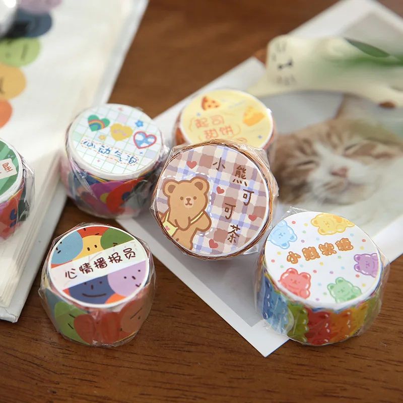 100pcs Kawaii Bear Washi Tape Set For Scrapbooking Diy Photo Albums - 4