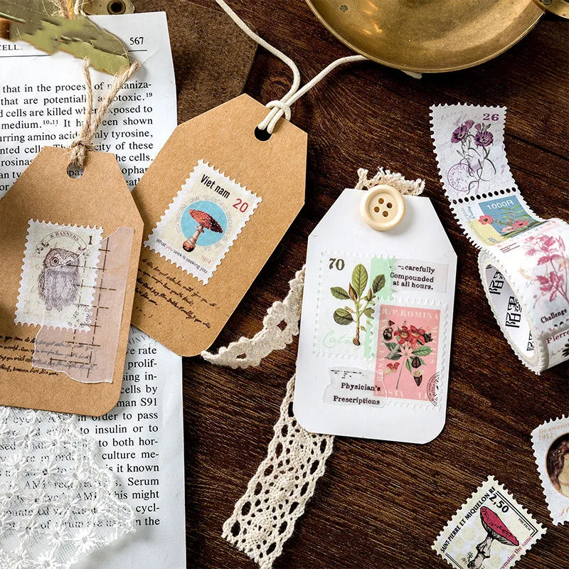 Vintage Mohamm Washi Tape Decorative Scrapbooking Stamps Series Release Paper Stickers - 5