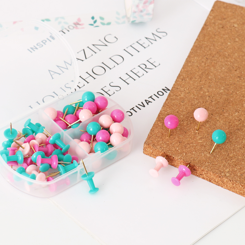 Colorful Creative Tutu Map Tacks Push Pins For Home Office Cork Boards - 9