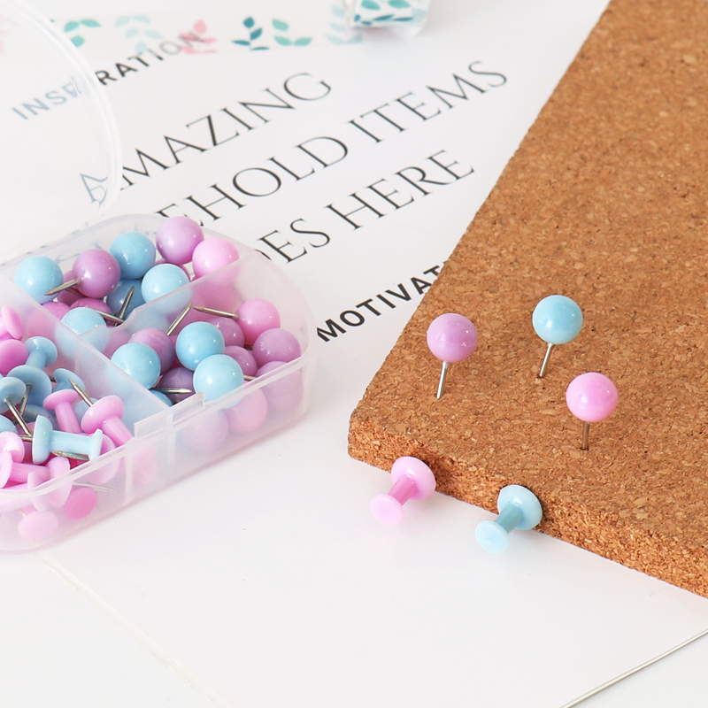 Colorful Creative Tutu Map Tacks Push Pins For Home Office Cork Boards - 14