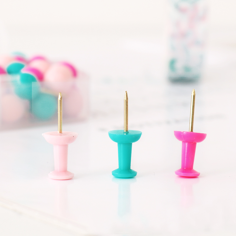 Colorful Creative Tutu Map Tacks Push Pins For Home Office Cork Boards - 15