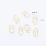 20 Pcs Large Decorative Binder Clips Multicolored Office Paper Clips - 6