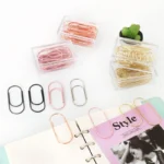 20 Pcs Large Decorative Binder Clips Multicolored Office Paper Clips - 4