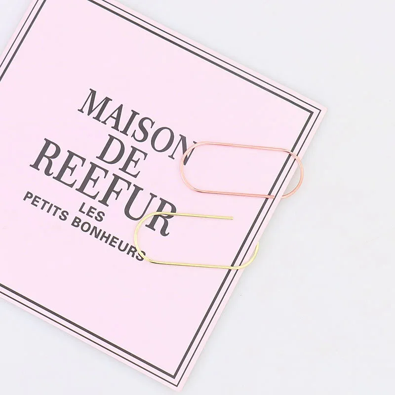 20 Pcs Large Decorative Binder Clips Multicolored Office Paper Clips - 2