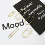 20 Pcs Large Decorative Binder Clips Multicolored Office Paper Clips - 5