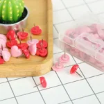 50pcs Tutu Heartshaped Colored Push Pins For Office School Cork Board - 5