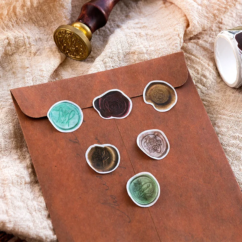 100pcs Washi Tape Set Vintage Plant Cute Animal Designs For Diy Scrapbooking - 3