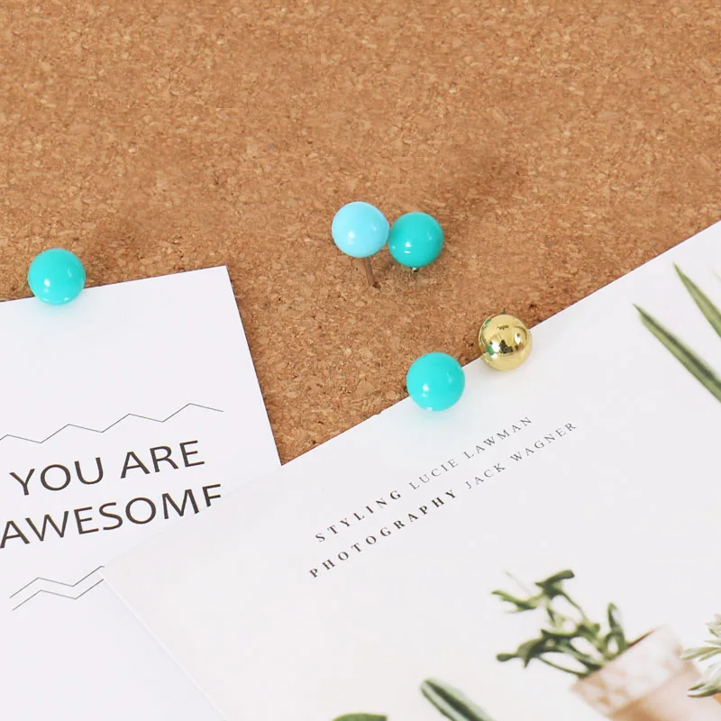 Colorful Decorative Push Pins 120pcs Tutu Office Stationery Cork Board Thumbtacks - 6