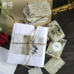 Vintage Newspaperstyle Scrapbooking Decorative Stickers Set 24pcs - 3