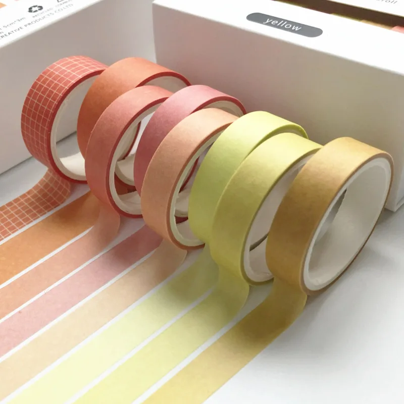 Colorful Grid Pattern Washi Tape For Scrapbooking And Craft Decoration - 4
