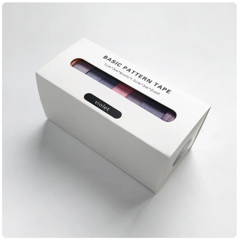 Colorful Grid Pattern Washi Tape For Scrapbooking And Craft Decoration - 5