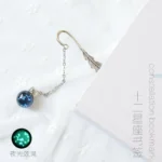 Glowing 12 Zodiac Constellation Metal Noctilucent Book Marker - 3