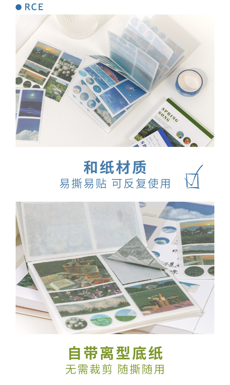 Vintage Oil Painting Diy Planner Decoration Sticker Book Retro Style - 15